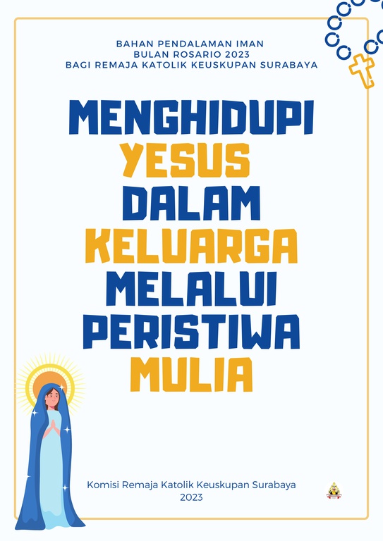 Bahan Pendalaman Iman Bulan Rosario 2023 Bagi Remaja Katolik Keuskupan Surabaya